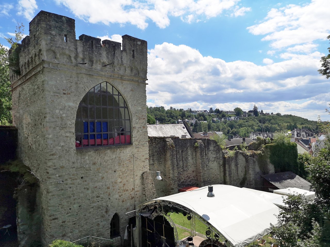 Ausblick Burg